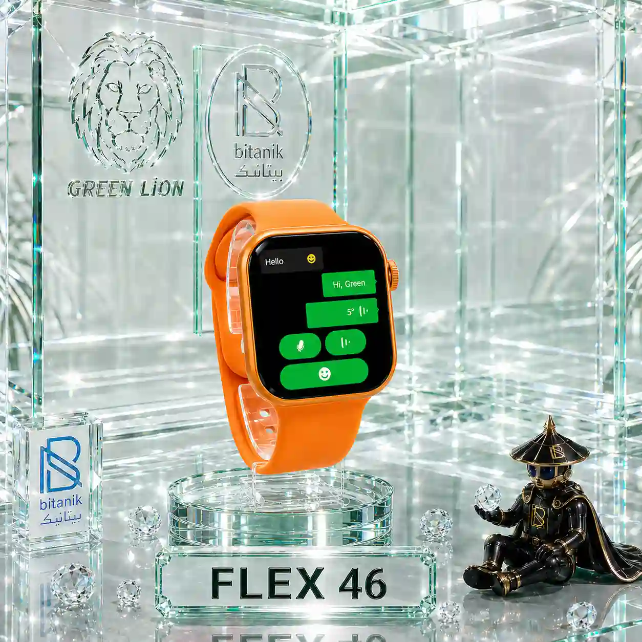 ساعت هوشمند GREEN LION مدل FLEX 46