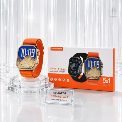 ساعت هوشمند KEQIWEAR مدل KW26 Ultra3 با ۵ بند