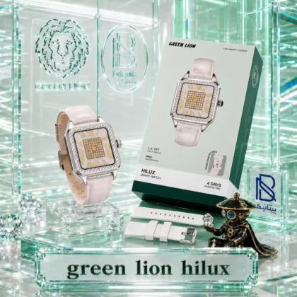 ساعت هوشمند زنانه GREEN LION مدل HILUX سیلور