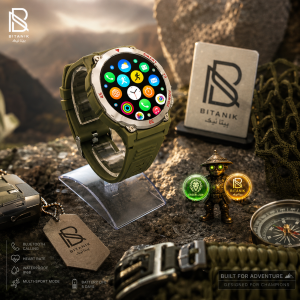 ساعت هوشمند GREEN LION مدل GEAR FIT سیلور