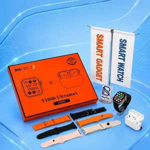 ساعت هوشمند مدل T1000 ULTRA MAX با ایرپاد و ۷ بند متنوع