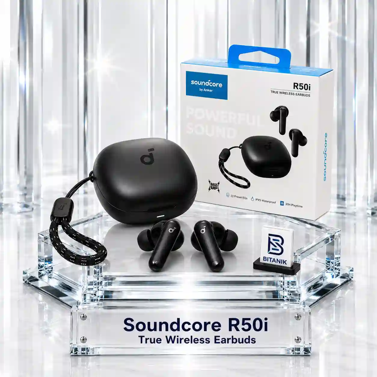 نمای هندزفری Soundcore R50i در کتابخانه رسمی بیتانیک