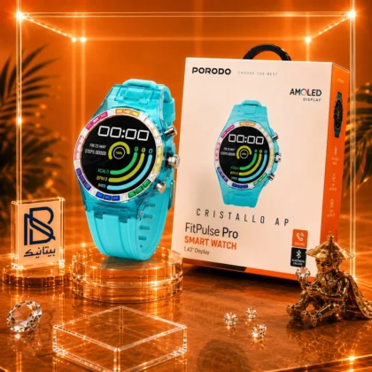 ساعت هوشمند صفحه گرد PORODO مدل CRISTALLO AP