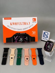 ساعت هوشمند KEQIWEAR مدل KW85 ULTRA3 با 7بند متنوع