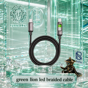 کابل دو سر تایپ سی GREEN LION با نشانگر LED