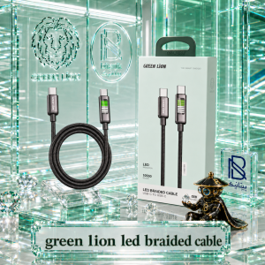 کابل دو سر تایپ سی GREEN LION با نشانگر LED