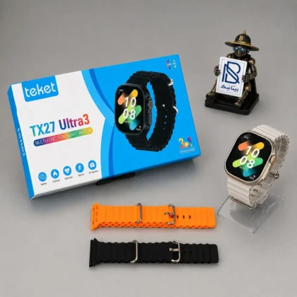 ساعت هوشمند TEKET مدل TX27 ULTRA3 با 3بند متنوع