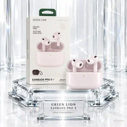 هندزفری بلوتوث GREEN LION مدل EARBUDS PRO 3 با نویزکنسلینگ ANC