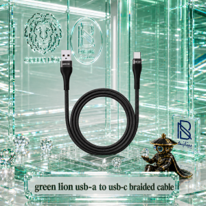 کابل شارژ تایپ سی GREEN LION مدل USB-A TO USB-C