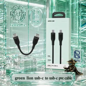 کابل دو سر تایپ سی GREEN LION طول 30 سانت