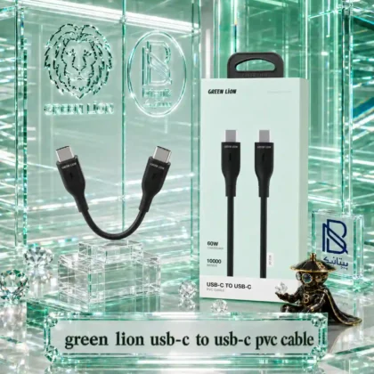 کابل دو سر تایپ سی GREEN LION طول 30 سانت