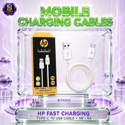 کابل شارژ تایپ سی HP مدل 6AM