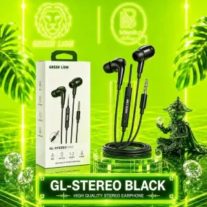 هندزفری سیمی GREEN LION مدل GL-STEREO PRO مشکی