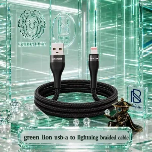 کابل شارژ آیفون GREEN LION مدل USB-A TO LIGHTNING