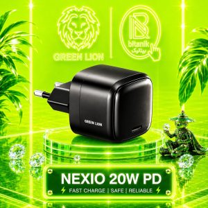 آداپتور GREEN LION مدل NEXIO پورت تایپ سی 20W PD