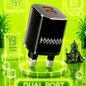 آداپتور GREEN LION مدل DUAL PORT توان 20W