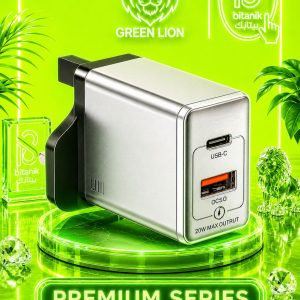 آداپتور GREEN LION مدل PREMIUM SERIES دو پورت 20W PD