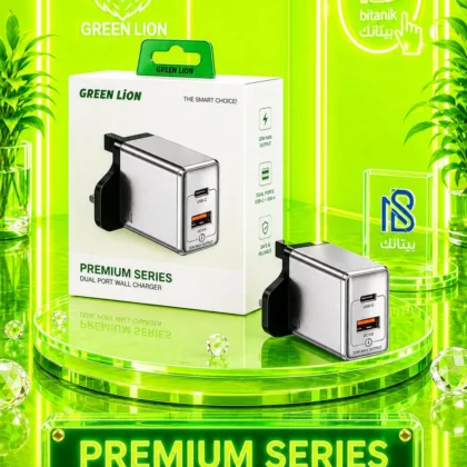 آداپتور GREEN LION مدل PREMIUM SERIES دو پورت 20W PD