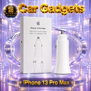شارژر فندکی 20 وات IPHONE با پورت تایپ سی و کابل تایپ سی به لایتنینگ