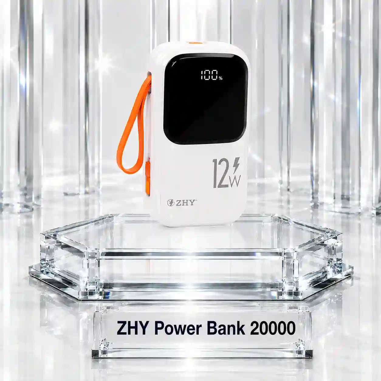 پاوربانک 20هزار ZHY مدل ZHY-261 با سه کابل متصل