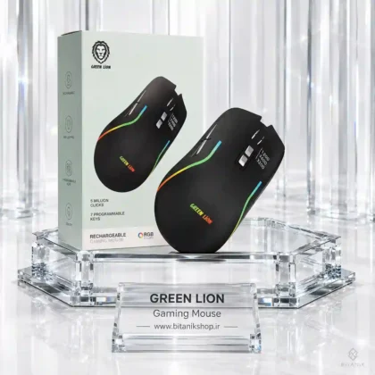 موس بلوتوث گیمینگ GREEN LION مدل RECHARGEABLE
