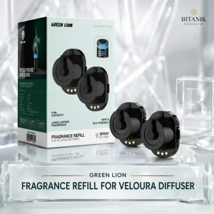 کپسول خوشبو کننده GREEN LION پخش کننده عطر VELOURA DIFFUSER