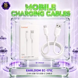کابل شارژ تایپ سی EARLDOM مدل EC-171C