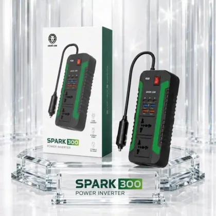 اینورتر فندکی خودرو 300 وات GREEN LION مدل SPARK 300