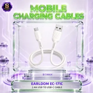 کابل شارژ تایپ سی EARLDOM مدل EC-171C