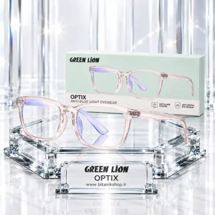 عینک محافظ چشم GREEN LION مدل ANTI-BLUE LIGHT OPTIX