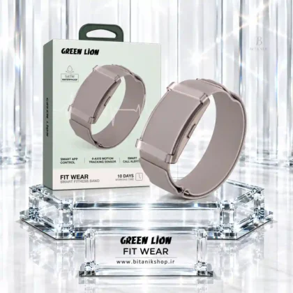 دستبند هوشمند GREEN LION مدل FIT WEAR سیلور